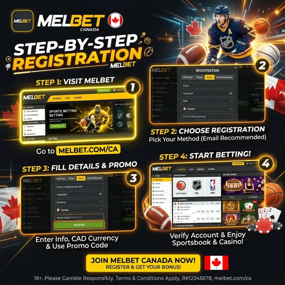 Step-by-Step MelBet Registration Process